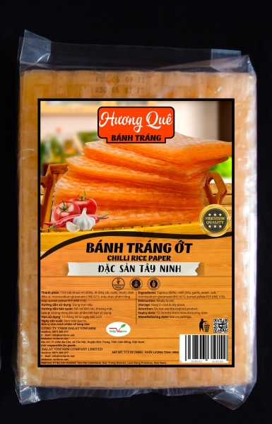 Bánh tráng ớt - Dalat Vinfarm - Công Ty TNHH Dalat Vinfarm